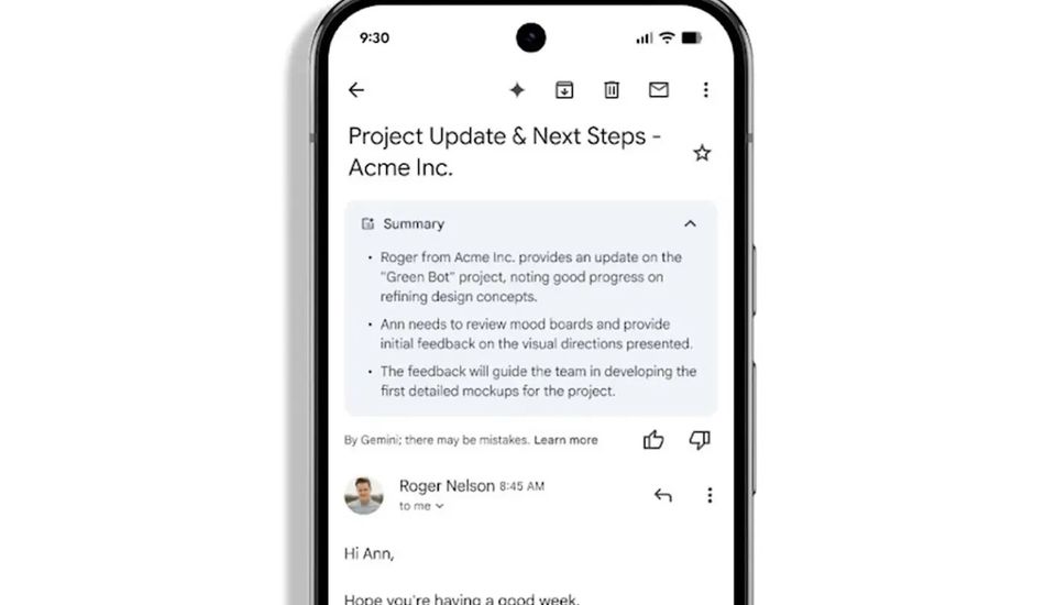 imageGmail AI Summary